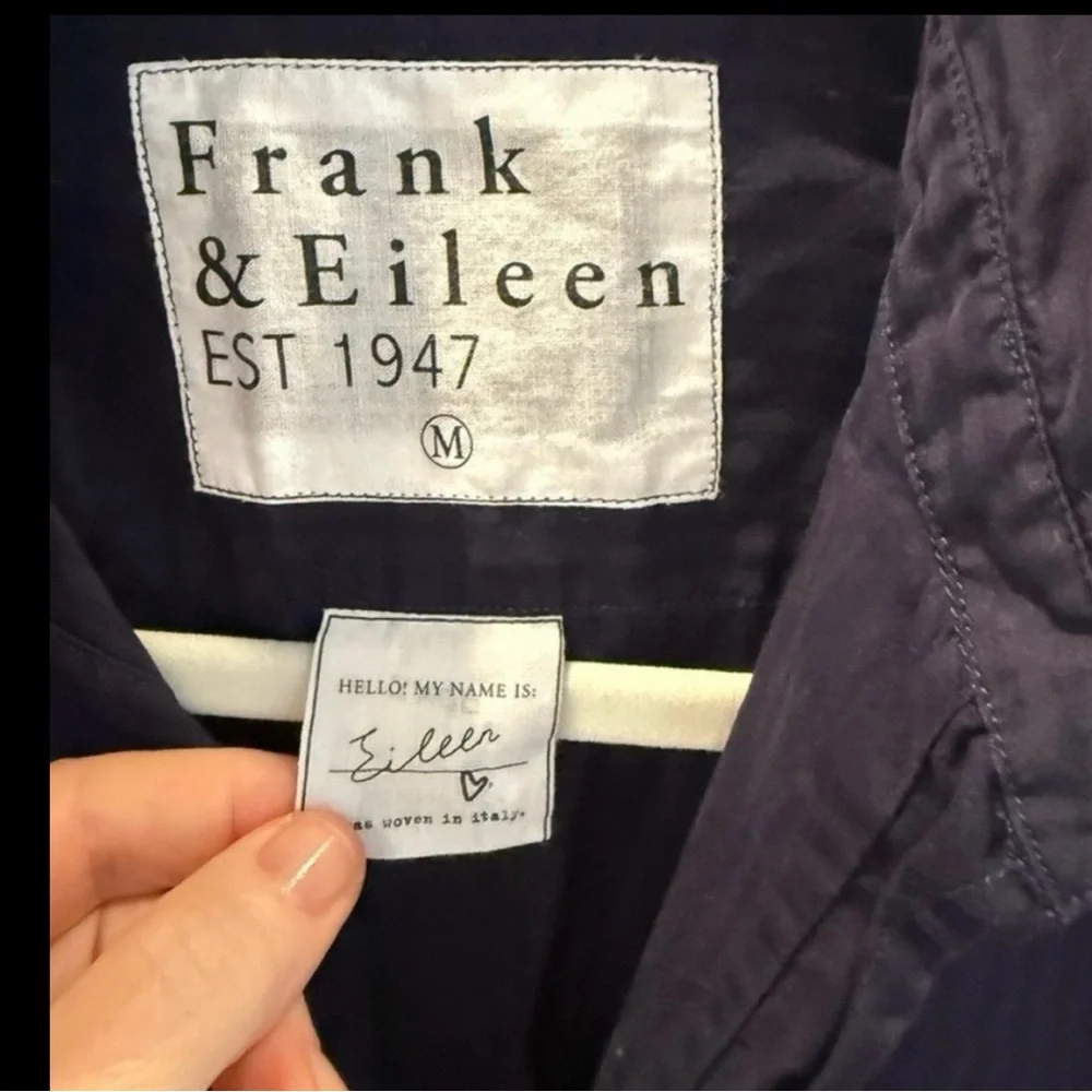 Frank & Eileen “Eileen” Navy Button Down Shirt - Medium - Picture 5 of 8